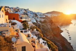 Santorini skyline sunrise - Songquan Photography