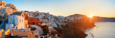 Santorini skyline sunrise - Songquan Photography