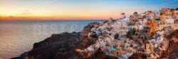 Santorini skyline sunset - Songquan Photography