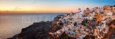 Santorini skyline sunset - Songquan Photography