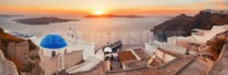 Santorini skyline sunset - Songquan Photography