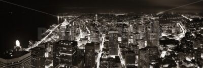 Seattle rooftop panorama - Songquan Photography