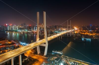 Shanghai Nanpu Bridge over Huangpu River - Songquan Photography