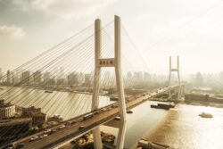 Shanghai Nanpu Bridge over Huangpu River - Songquan Photography