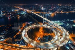 Shanghai Nanpu Bridge over Huangpu River - Songquan Photography