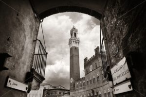 Siena City Hall Bell Tower archway - Songquan Photography