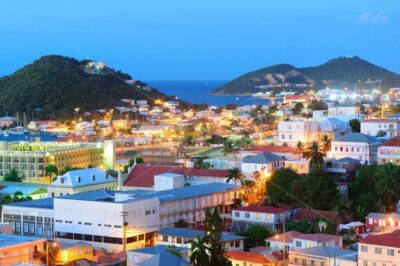 St Thomas mountain view in early morning - Songquan Photography