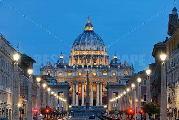 St. Peter’s Basilica and street - Songquan Photography