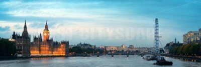 Thames River Panorama - Songquan Photography