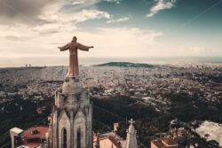 Tibidabo Aerial View - Songquan Photography