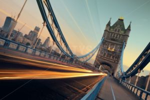 Tower Bridge morning traffic - Songquan Photography