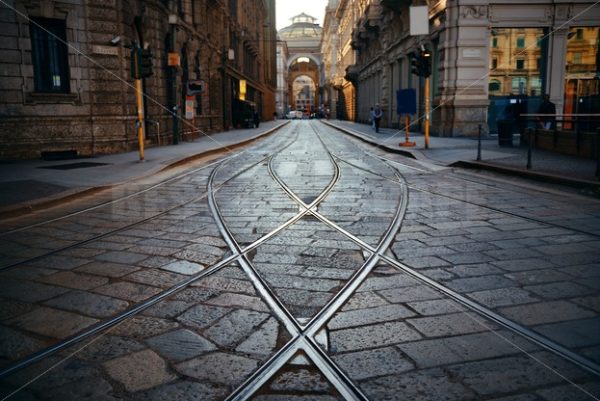 Tram track in Milan Street - Songquan Photography