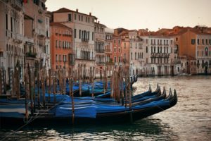 Venice Gondola in canal - Songquan Photography