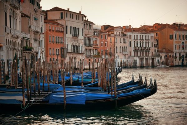 Venice Gondola in canal - Songquan Photography