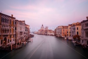 Venice Grand Canal sunrise and boat - Songquan Photography