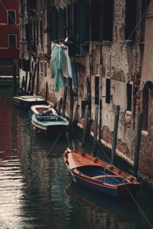 Venice boat alley - Songquan Photography
