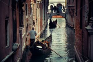 Venice canal Gondola - Songquan Photography
