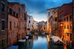 Venice canal night - Songquan Photography