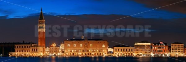 Venice skyline at night panorama - Songquan Photography