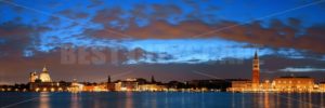 Venice skyline night panorama view - Songquan Photography