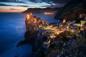 Vernazza at night in Cinque Terre - Songquan Photography