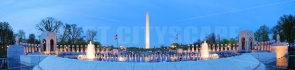 Washington monument panorama, Washington DC. - Songquan Photography