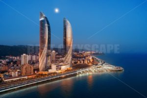 Xiamen aerial view at dusk - Songquan Photography