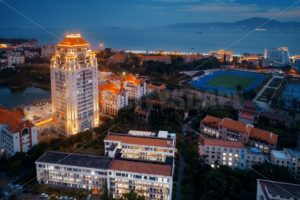 Xiamen city aerial view - Songquan Photography
