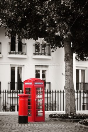 telephone booth and mail box - Songquan Photography
