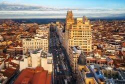 Aerial view of Gran Via - Songquan Photography