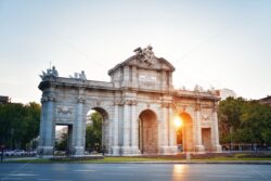 Madrid Alcala Gate sunset - Songquan Photography