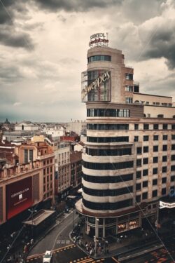 Madrid Gran Via business area Capitol Building - Songquan Photography