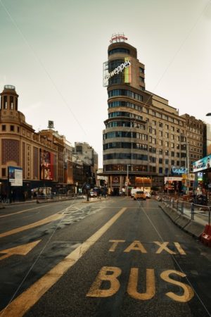 Madrid Gran Via street View - Songquan Photography