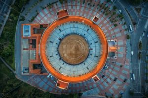Madrid Las Ventas Bullring aerial view - Songquan Photography