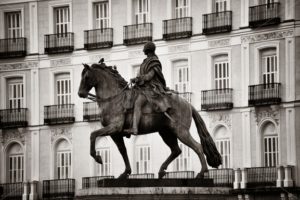Madrid Puerta del Sol King Carlos III statue - Songquan Photography