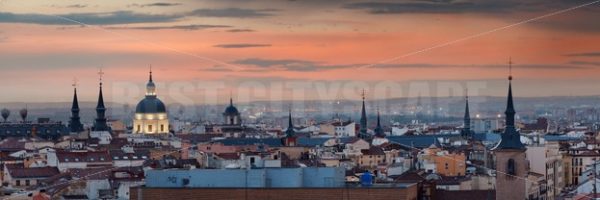 Madrid rooftop sunset view - Songquan Photography