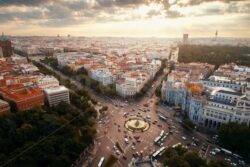 Madrid street aerial view - Songquan Photography