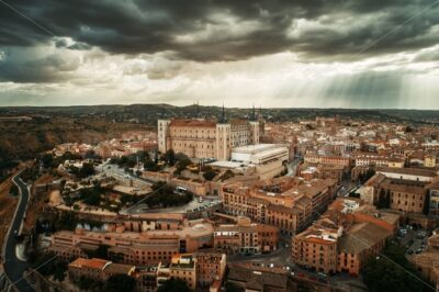 Aerial view of Toledo skyline - Songquan Photography