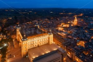 Castle of San Servando aerial view in Toledo - Songquan Photography