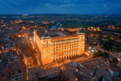 Castle of San Servando aerial view in Toledo - Songquan Photography