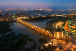 Cordoba aerial view at night - Songquan Photography