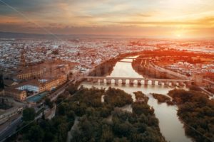 Cordoba aerial view at sunset - Songquan Photography