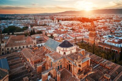 Cordoba aerial view at sunset - Songquan Photography