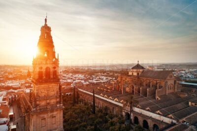 Cordoba bell tower sunset - Songquan Photography