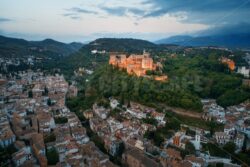 Granada Alhambra aerial view at night - Songquan Photography