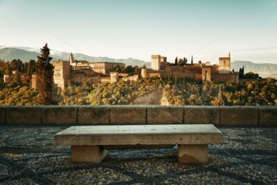 Granada Alhambra panoramic view - Songquan Photography