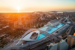 Modern architecture of Valencia aerial view - Songquan Photography