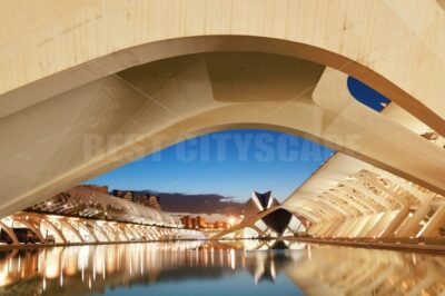 Modern architecture of Valencia night - Songquan Photography