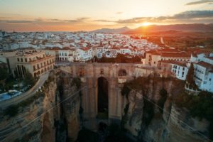 New Bridge aerial view in Ronda - Songquan Photography