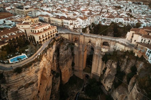 New Bridge aerial view in Ronda - Songquan Photography